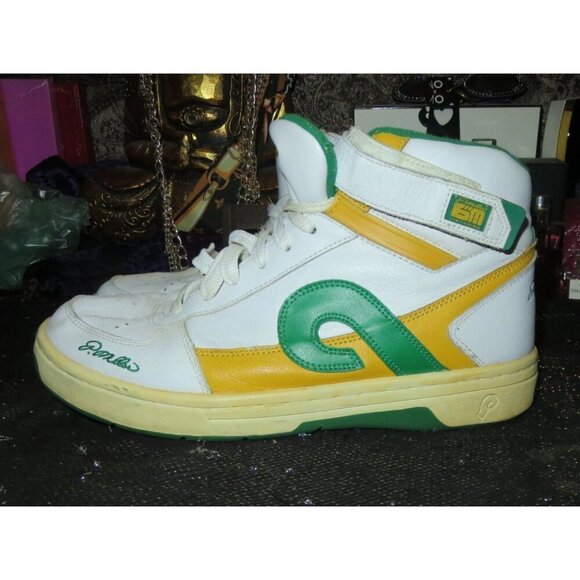 P MILLER Signature Sixth Man Limited Edition Old Skool Set Leather High Tops 8.5 - Picture 1 of 10